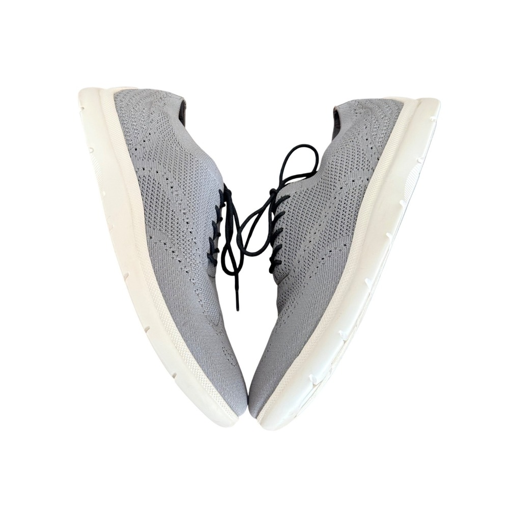Coach Mens Grey Knit‎ Wingtip Brogue Hybrid Sneakers FG3512 Grey White Sole 11D
